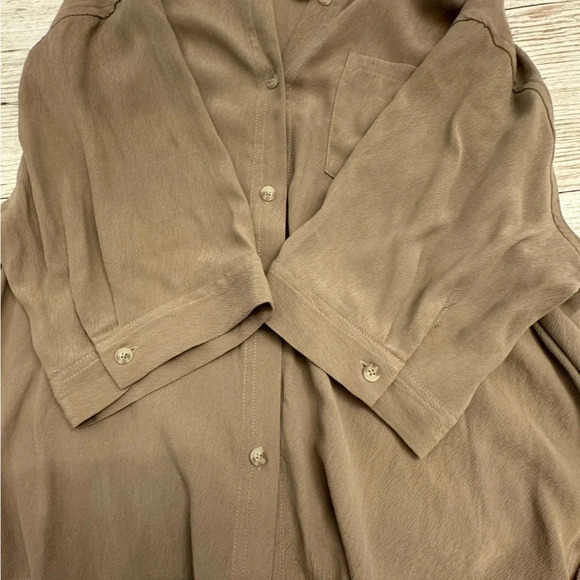 Gentle Fawn Tenille Button Down Collar Shirt in Porcini XS - Picture 7 of 13